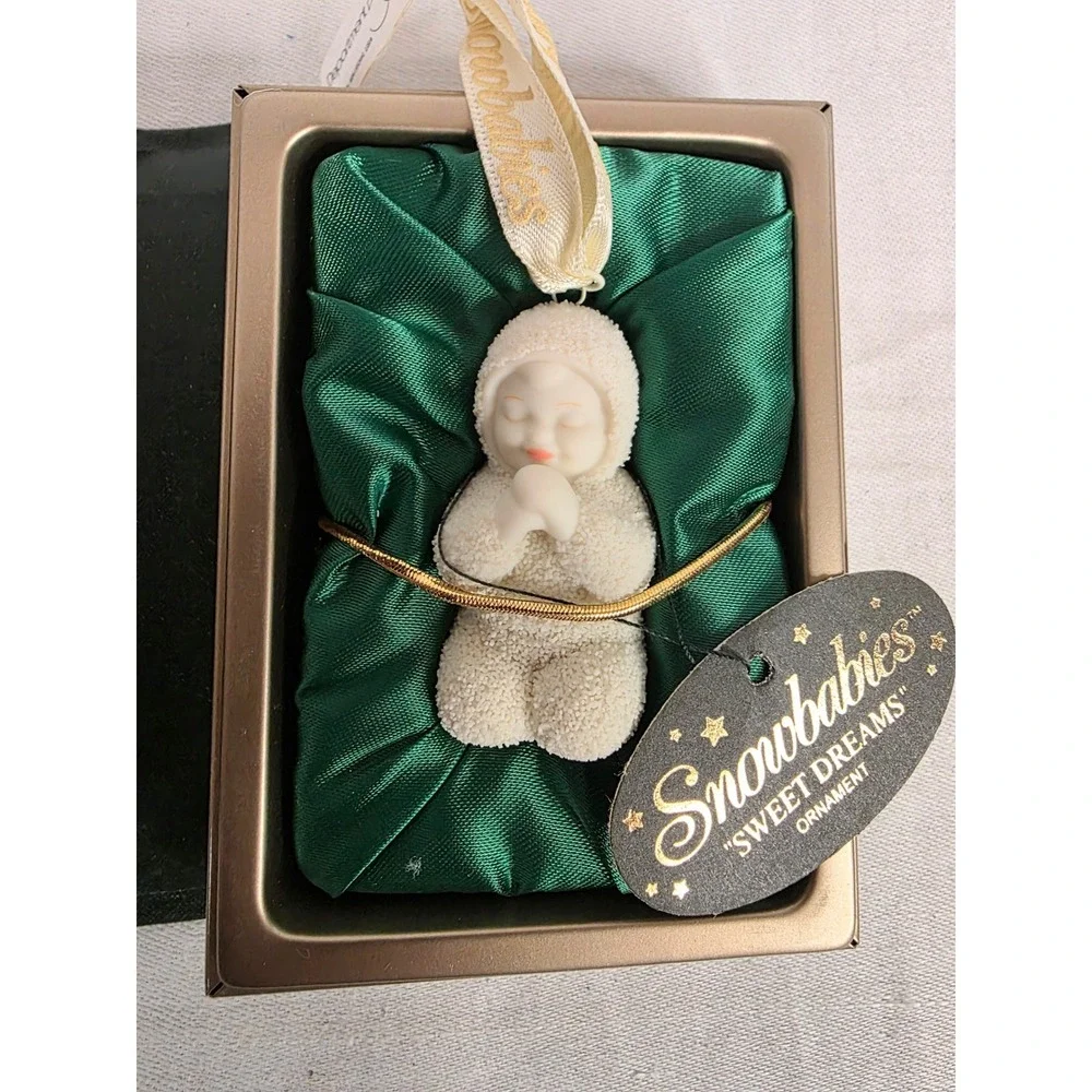 Department 56 Snowbabies Sweet Dreams Ornament Book Box 56.68903 Vintage 2001